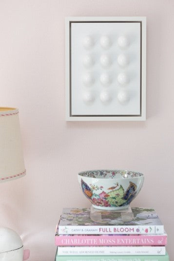Knob Art White-on-White