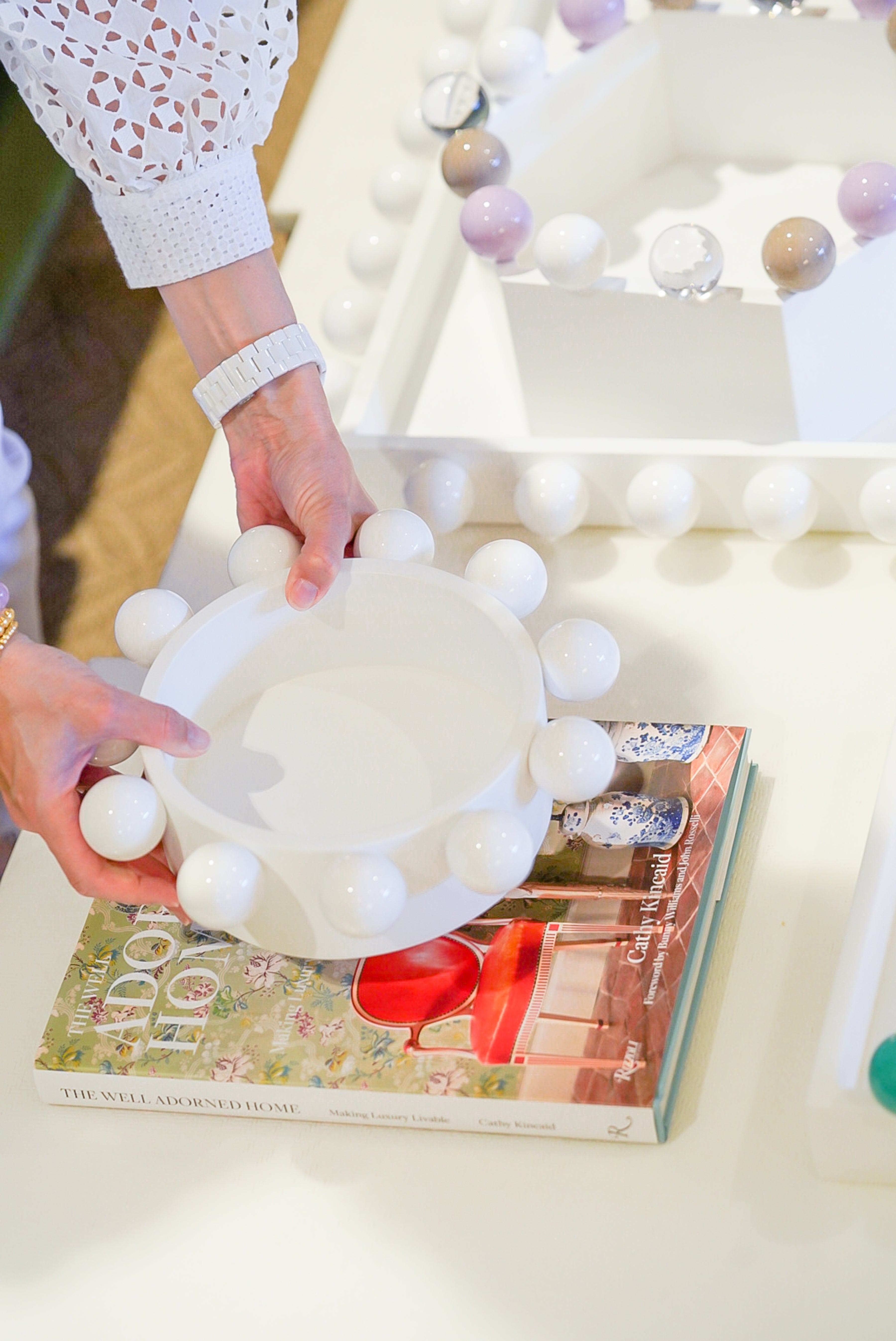 White on White Bowl