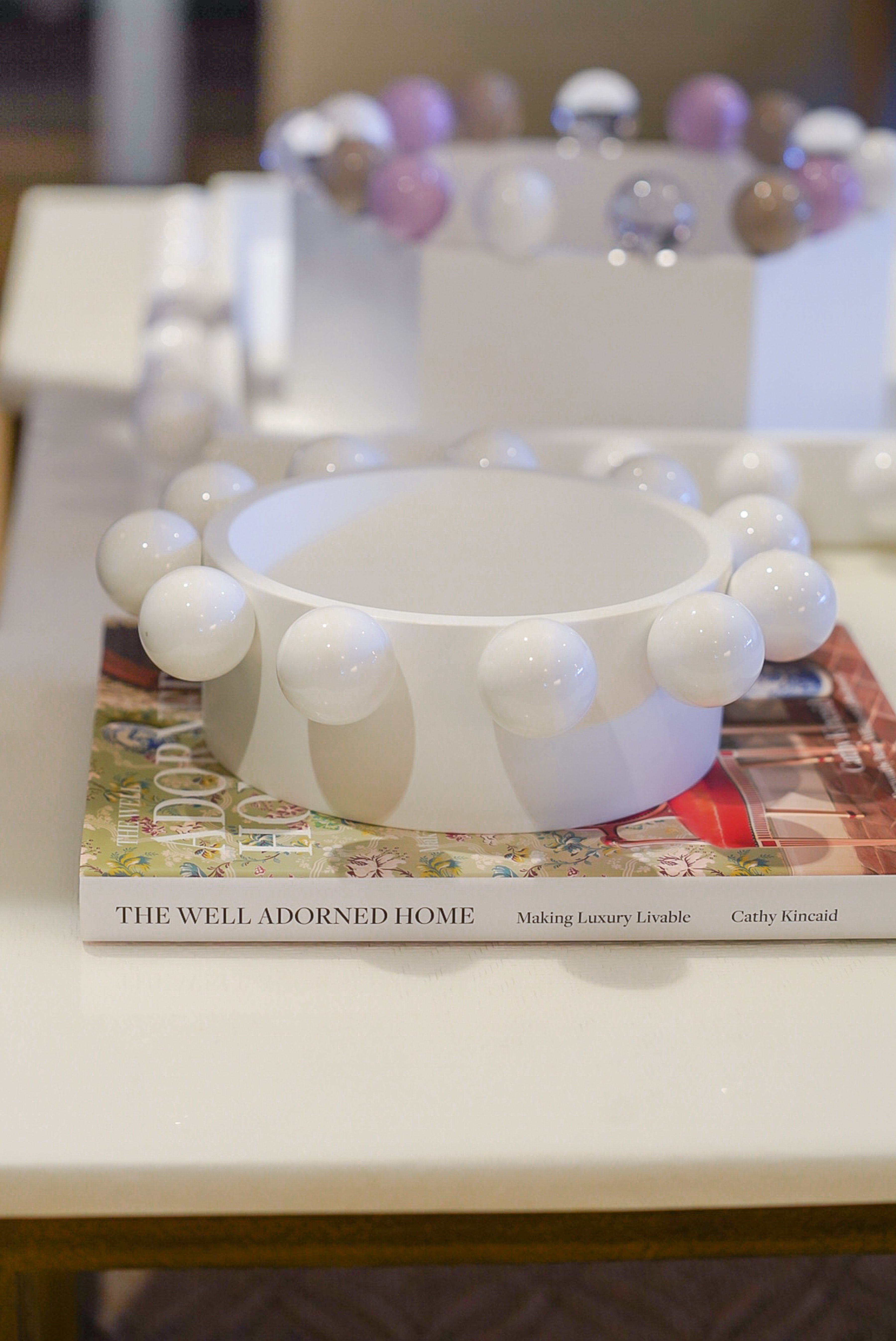 White on White Bowl