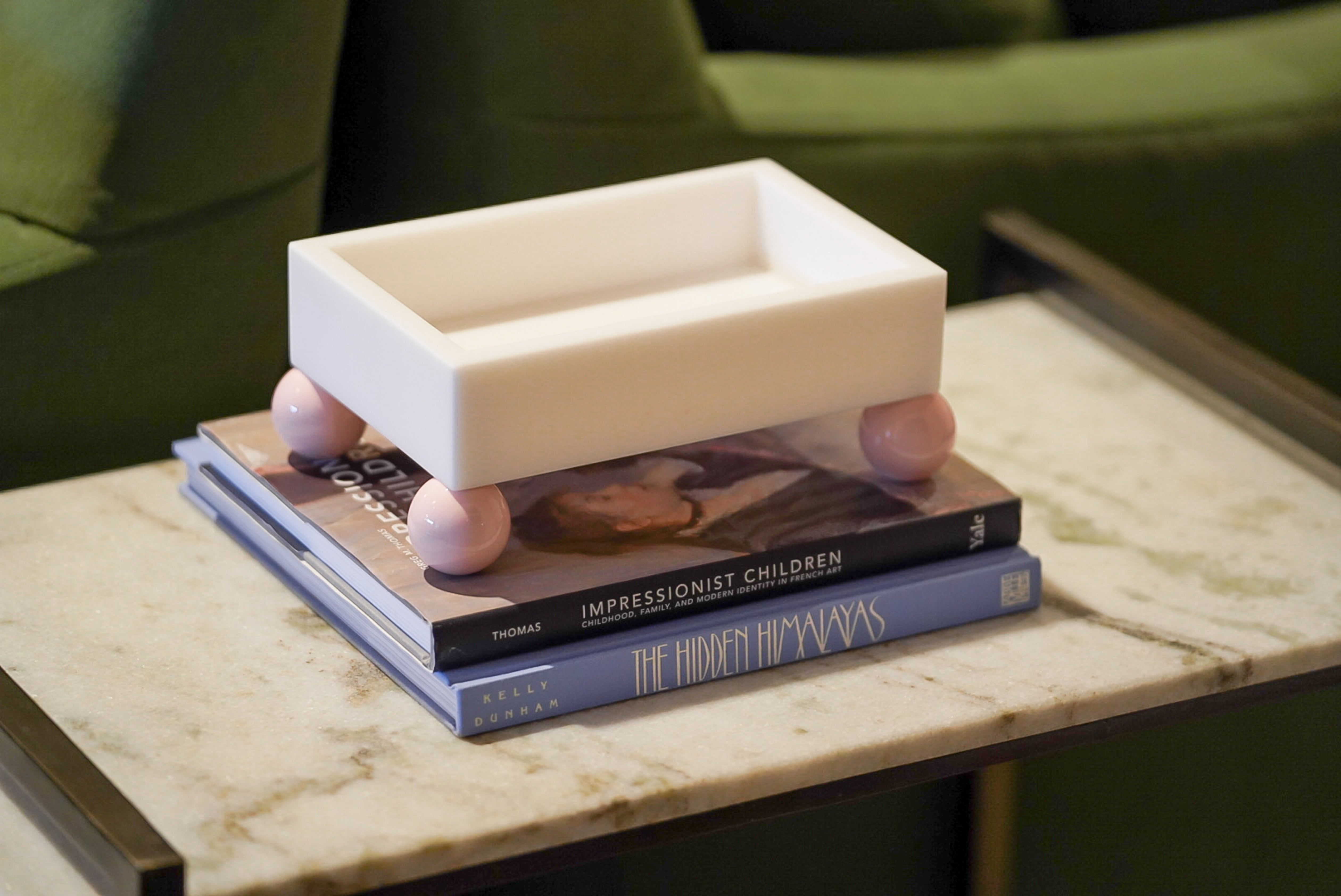 Small Dish with pink base