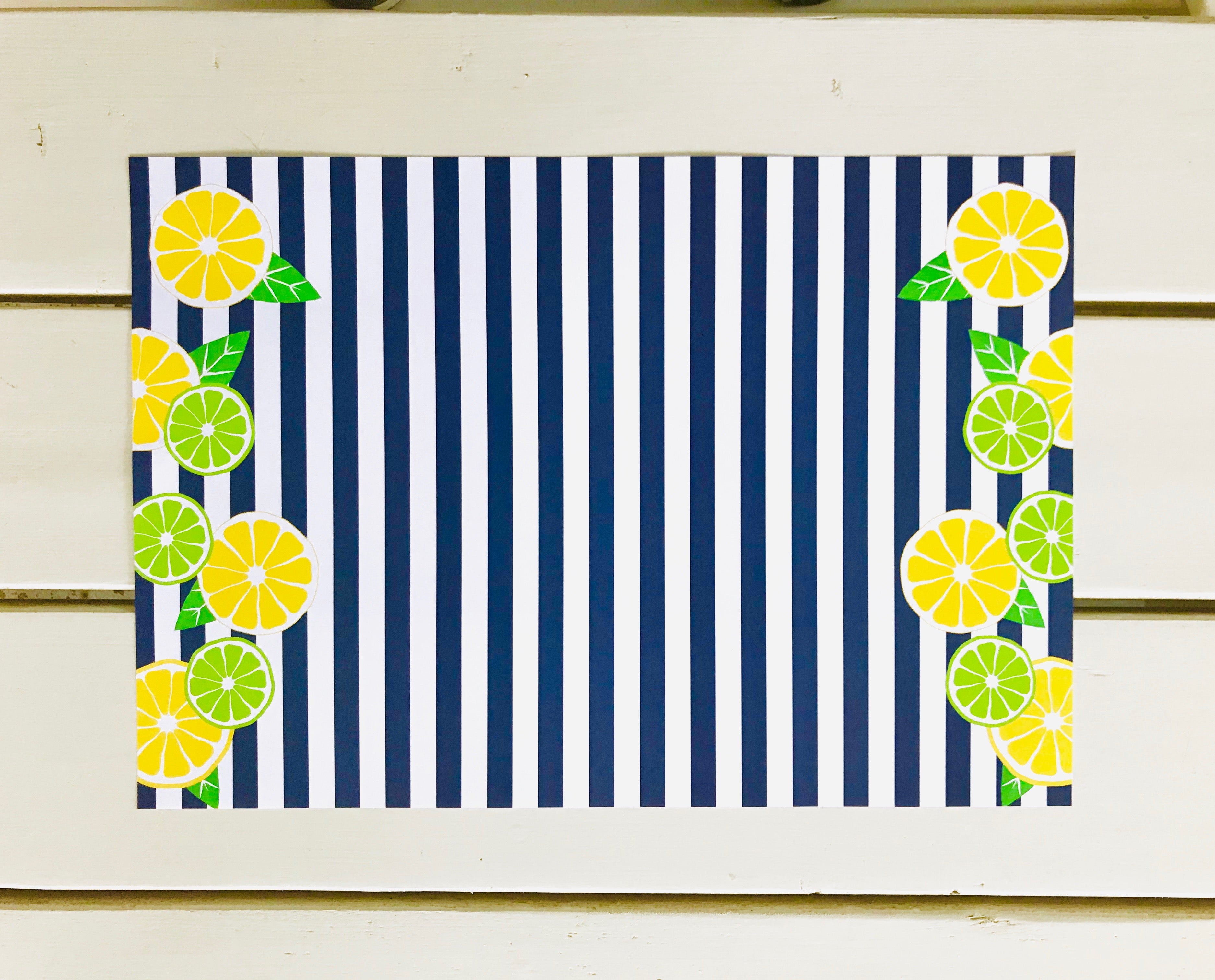 Lemon Lime Love Placemats