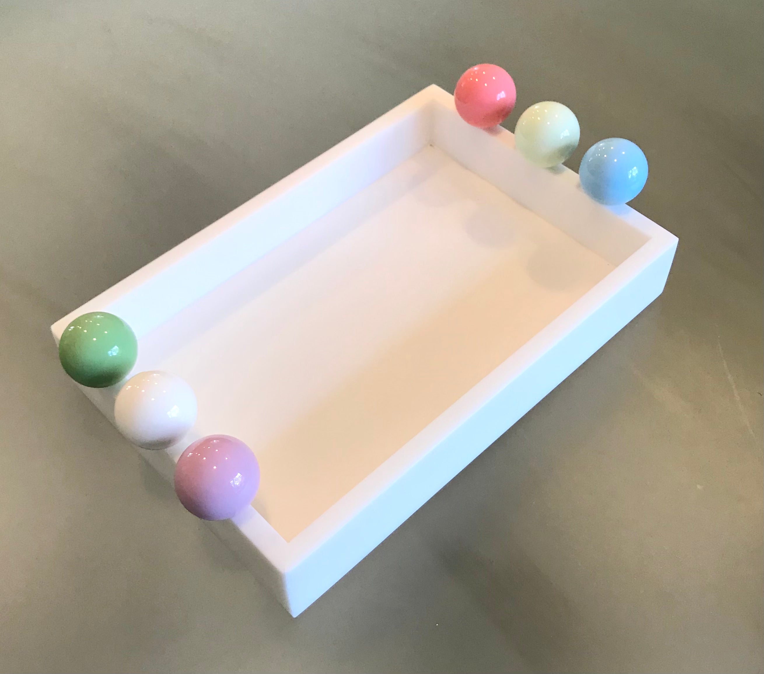Knobby Curio Tray (Pastels)