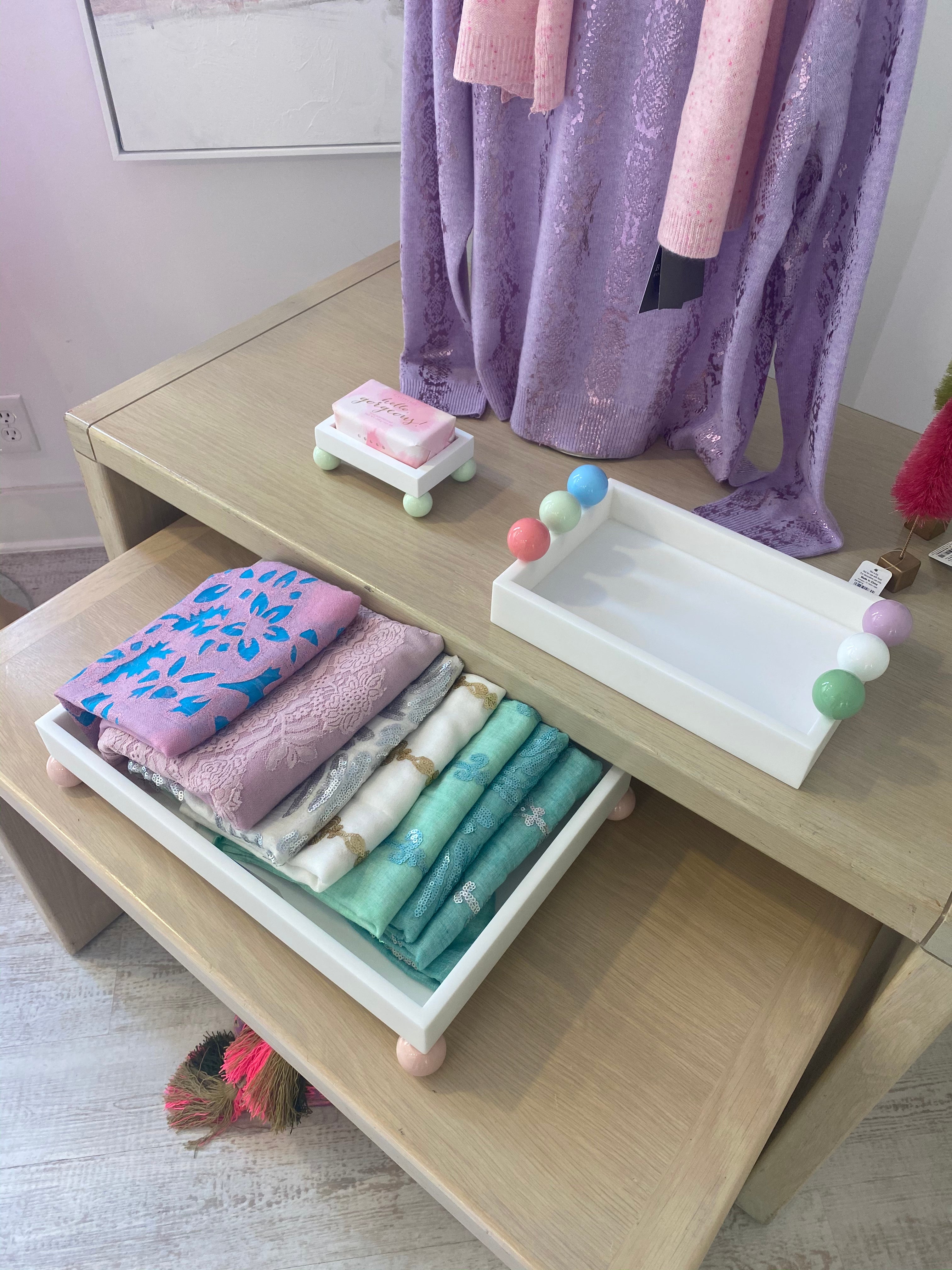 Knobby Curio Tray (Pastels)