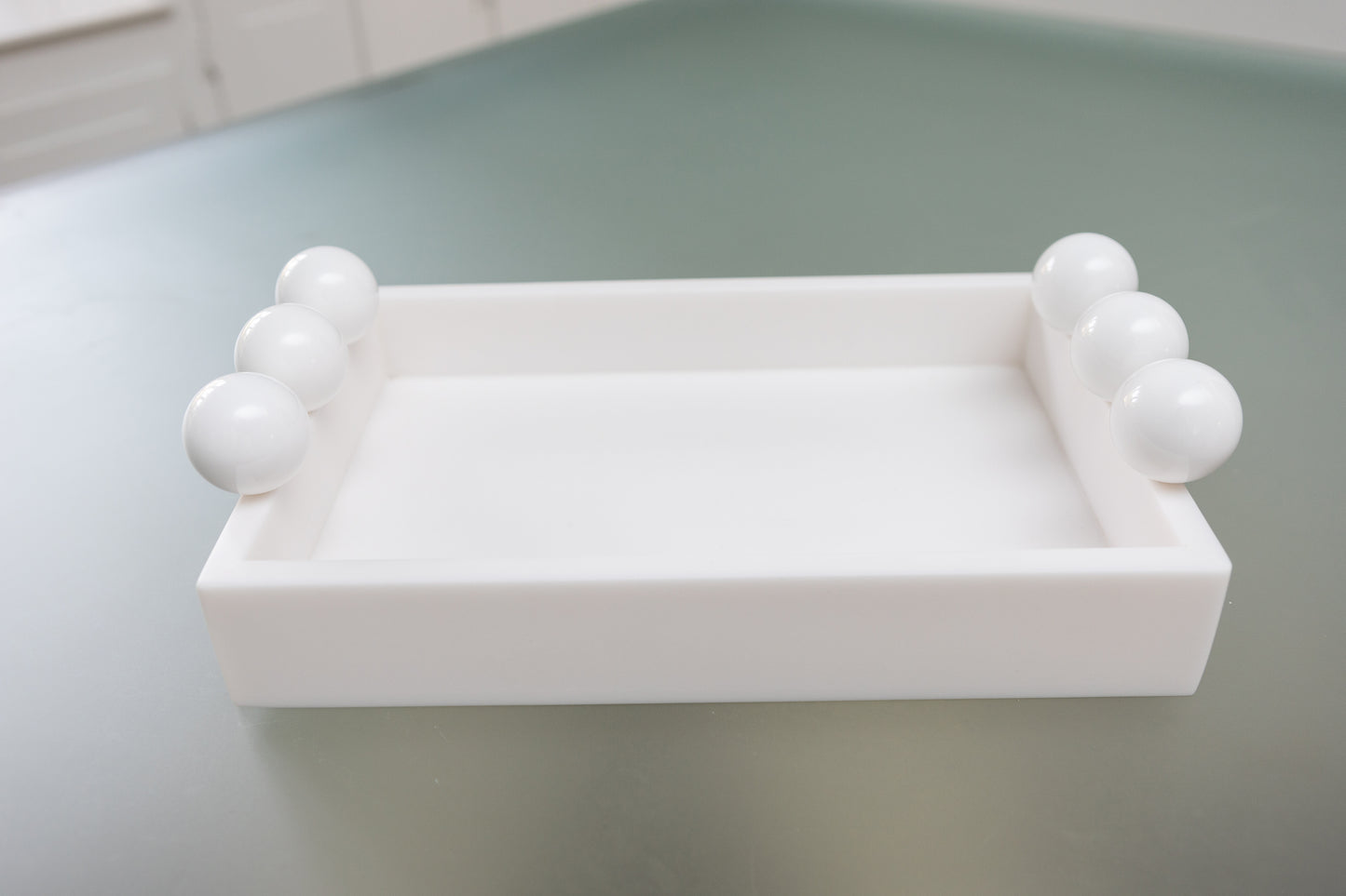 Knobby Curio Tray (White-on-White)